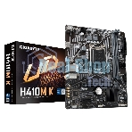 Материнская плата Gigabyte H410M K 2.0, LGA 1200, Intel Q470, 2xDDR4, 2xSATA, 1xM.2, 1xPCIe 3.0 x16, 1xPCIe x1, 1xHDMI, 1x 1Gb LAN, 2xUSB-A 3.2 Gen 1, 4xUSB-A 2.0, 3x3.5 мм, 7.1, mATX