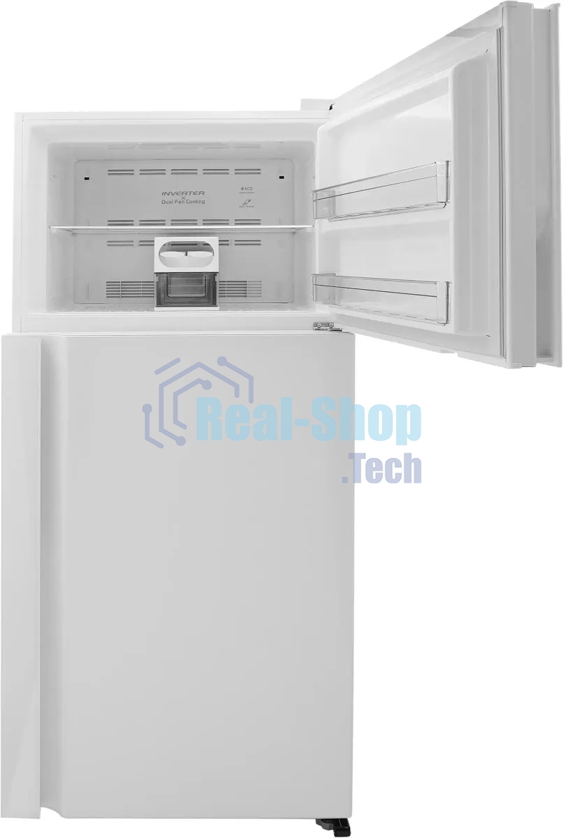 Холодильник Hitachi R-V660PUC7-1 TWH белый текстур. двухкамерный инвертер 405/145л морозилка сверху