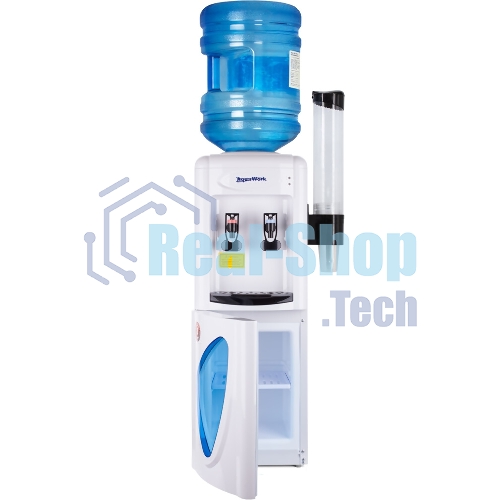 Кулер для воды Aqua Work 0.7LKR, верхняя загрузка, нагрев 90 °С, без охлаждения, белый/черный