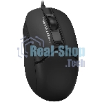 Мышь проводная A4Tech Fstyler FM12S черный, 1200 dpi, USB, кнопки - 3