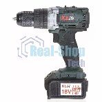 Дрель-шуруповерт Klpro KLDM18B-50, 18 В, 5 Ач, 60 Нм, бесщеточный, ударный