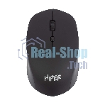 Мышь беспроводная HIPER HOMW-091 черный, 1600 dpi, радиоканал, USB, кнопки - 4