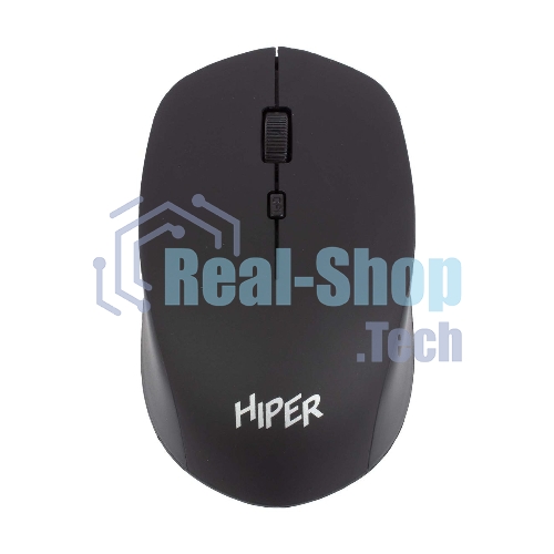 Мышь беспроводная HIPER HOMW-091 черный, 1600 dpi, радиоканал, USB, кнопки - 4