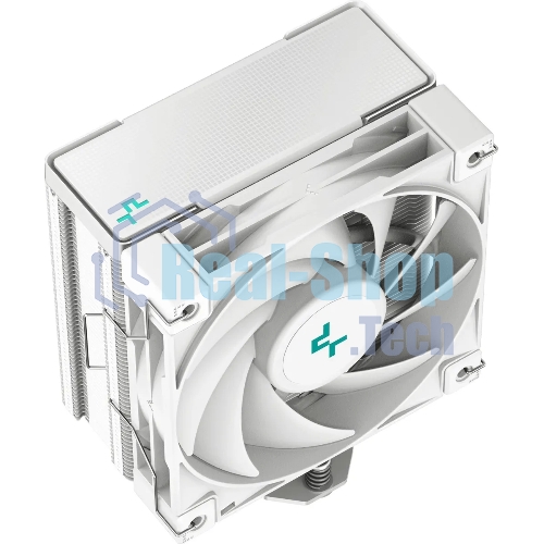 Кулер для процессора DEEPCOOL AK400 WH белый, 120 мм, алюминий/медь, 1850 об/мин, 29 дБ, 4 pin, 220 Вт, 155 мм
