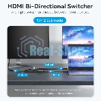 Переключатель - разветвитель Vention HDMI v2.0 4K двунаправленный 2x1/1x2