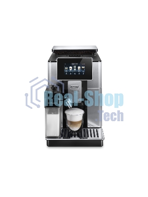 Кофемашина автоматическая DeLonghi ECAM610.74.MB черный/серебристый, исп. кофе - зерновой/молотый, 2.2 л, 1450 Вт, 19 Бар.