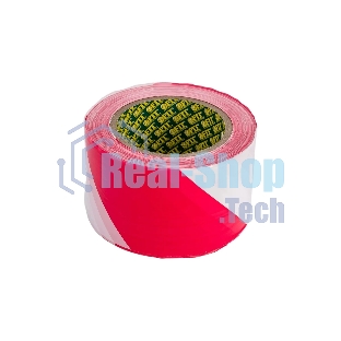 Лента сигнальная Fit 11854 70 ммх200 м красно-белая