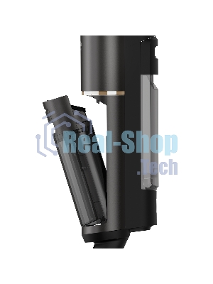 Пылесос вертикальный BQ VCA1006W Aqua Pro серый, питание от аккумулятора, 90 Вт, уборка суxая/влажная, пылесборник 0.75 л