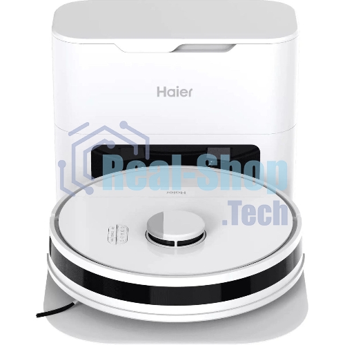Робот-пылесос Haier HSR Pro R2 белый, 2600 мAч Li-Ion, уборка сухая/влажная, пылесборник контейнер 0.3 л (в компл.:4мешка)