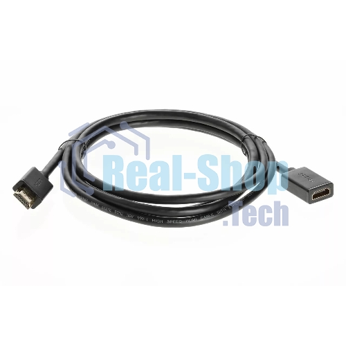 Кабель удлинительный HDMI-19M---HDMI-19F ver 2.0, 2m, TELECOM TCG235MF-2M