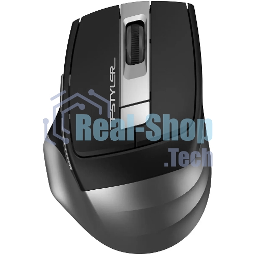 Мышь беспроводная A4Tech Fstyler FG35S серый/черный, 2000 dpi, радиоканал, USB, кнопки - 5