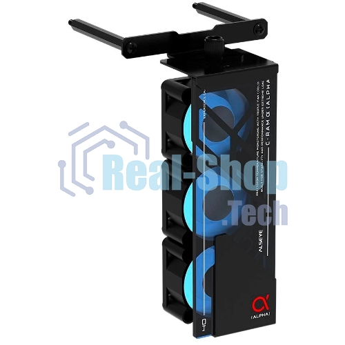 Вентилятор для процессора ALSEYE AS.03.08.0001 (C-RAM-Alpha-B) Product Size: 145.9 x 82 x 38.3мм Number of fans: 3 Size: 40 x 40 x 20мм Material: 1мм SPCC thick sheet metal Surface treatment: Powder coated black on the surface Box: Black Leaf: Milk white Luminous effect: internally emitting ARGb Speed: 1000-3500RPM Ou