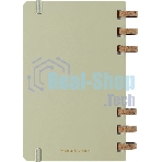 Еженедельник Moleskine ACADEMIC SPIRAL DHSPK5212AMWH3 Large 150х210 мм 200 стр. кремовые страницы спираль киви