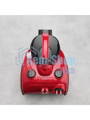 Пылесос Scarlett SC-VC80C11 красный/черный, 320/1500 Вт, уборка сухая, пылесборник контейнер 1.5 л