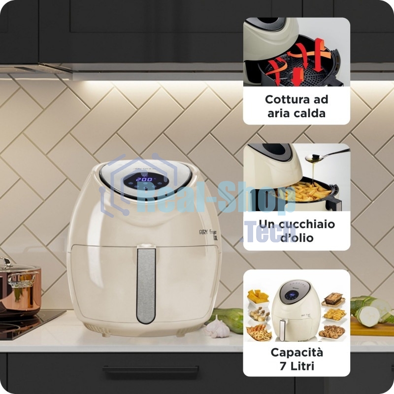 Аэрофритюрница Ariete 00C461802AR0 4618 BEIGESLVR