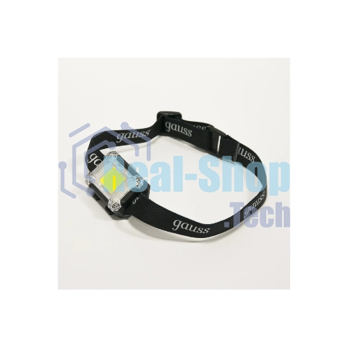 Фонарь налобный Gauss GFL304 3W 180lm 3xAAA LED