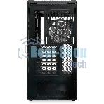 Компьютерный корпус без блока питания HSPD F711-TGbK-ARGB, Panoramic Full Tower, черный, TG, 0.7 SPCC, 4x120мм ARGB ATX, mATX, mITX 190/420/280мм 2x2.5