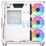 Компьютерный корпус Xigmatek Aquarius Plus White EN46430 ATX, USB3.0x2+USB2.0x1, Front &Left TG, 7PCS AY120 Fan, EN46430 Frontx3+Bottomx3+Rearx1