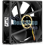 Вентилятор 12В DC ExeGate ExtraSilent ES09225S3P (92x92x25 мм, Sleeve bearing (подшипник скольжения), 3pin, 2000RPM, 25dBA)