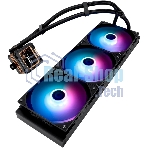 Водяное охлаждение для процессора Thermalright Frozen Warframe 420 ARGB (420мм, LED, Black, ARGB/Fans: 3x140мм, 88.7CFM, 29.8dBA, 1750RPM/Pump height 60мм, 23dBA, 3000RPM, Rad thickness 27мм/S: 1851, 1700, 1200, 115X, 2011, 2066, AM5, AM4)