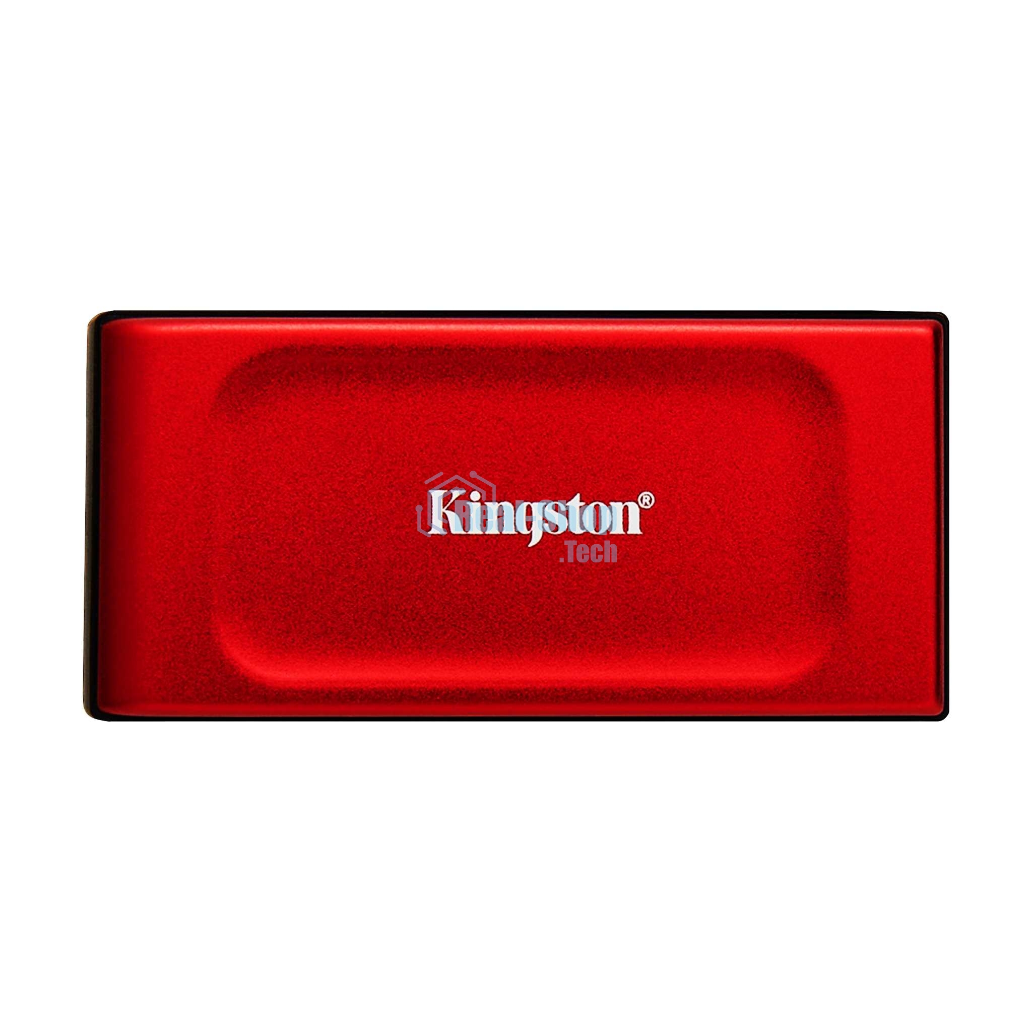 Внешний SSD Kingston XS1000, 2TB, USB 3.2 Gen 2 Type-C, R/W 1050/1000, красный
