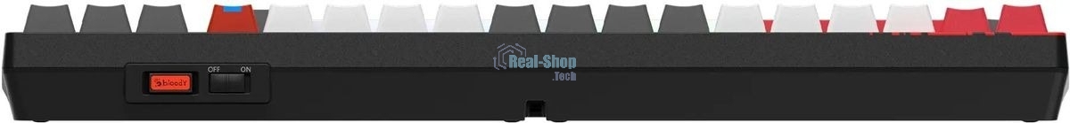 Клавиатура беспроводная A4Tech Bloody WS87 Naraka USB, Bluetooth/Радиоканал черный/красный