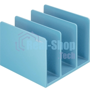 Подставка-ограничитель для книг Deli NS006BLUE Nusign 162x162x122мм синий