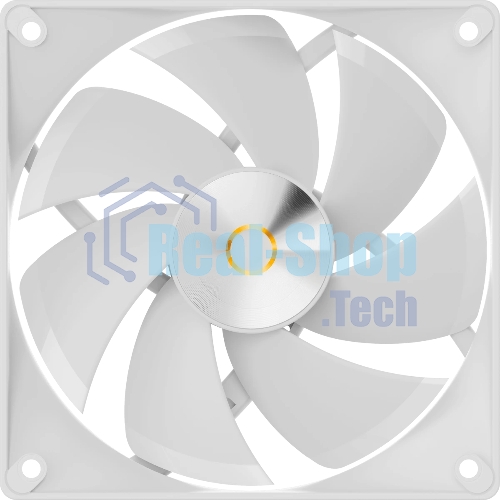 Вентилятор для корпуса Ocypus Delta F12 WH, 120x120x25мм, 4-PIN PWM, 500-2000 RPM, 29 DBA MAX, HYDRO BEARING
