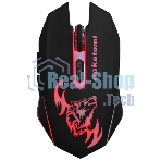 Мышь беспроводная Nakatomi MROG-15U черный, 1600 dpi, радиоканал, USB, кнопки - 6