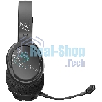 Гарнитура Bloody GR370 черный, беспроводная + проводная, Bluetooth, до 45 ч, подсветка