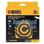 Рулетка геодезическая Denzel 30 м х 15 мм, закрытый корпус, фиберглассовая лента