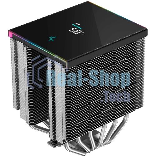 Кулер для процессора DEEPCOOL AK620 DIGITAL SE LGA20XX/1700/1200/115X/AM5/AM4 (9шт/кор, TDP 260W, PWM, DUAL Fan 120мм, 6 тепл. трубок, ARGb, черный) RET (R-AK620-BKADMN-GJD)