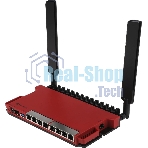Роутер беспроводной MikroTik L009UiGS-2HaxD-IN AX600 10/100/1000BASE-TX, 2.4Ггц, 8*1Gbit, 1*SFP 2.5Gbit