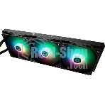 Водяное охлаждение для процессора Thermalright Frozen Warframe 420 ARGB (420мм, LED, Black, ARGB/Fans: 3x140мм, 88.7CFM, 29.8dBA, 1750RPM/Pump height 60мм, 23dBA, 3000RPM, Rad thickness 27мм/S: 1851, 1700, 1200, 115X, 2011, 2066, AM5, AM4)