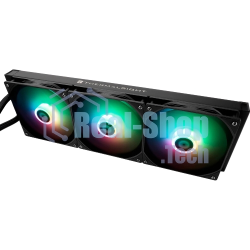 Водяное охлаждение для процессора Thermalright Frozen Warframe 420 ARGB (420мм, LED, Black, ARGB/Fans: 3x140мм, 88.7CFM, 29.8dBA, 1750RPM/Pump height 60мм, 23dBA, 3000RPM, Rad thickness 27мм/S: 1851, 1700, 1200, 115X, 2011, 2066, AM5, AM4)