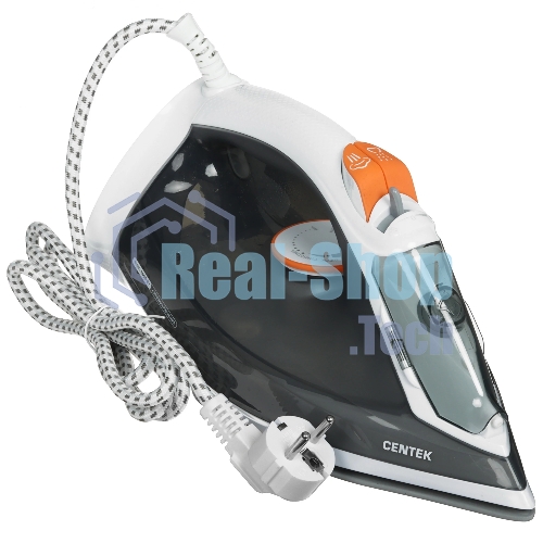 Утюг Centek CT-3301 белый/серый, 2800 Вт, 50 г/мин, 190 г/мин, 600 мл