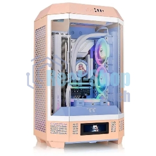 Компьютерный корпус Thermaltake The Tower 300 розовый без БП miniITX 8x120мм 6x140мм 2xUSB 3.0 audio bott PSU