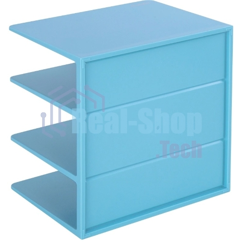 Подставка-ограничитель для книг Deli NS006BLUE Nusign 162x162x122мм синий