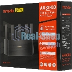 Двухдиапазонный Wi-Fi 6 роутер Tenda TX2L Pro AX1500, до 300 Мбит/с на 2,4 ГГц + до 1201 Мбит/с на 5 ГГц, LAN 3x1Gbит/с
