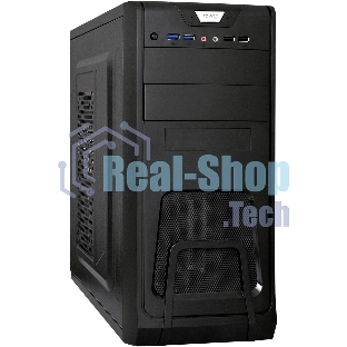 Компьютерный корпус ExeGate Miditower ExeGate CP-603 Black, ATX, (CP450W, 80мм), 2хUSB+2хUSB 3.0, Audio