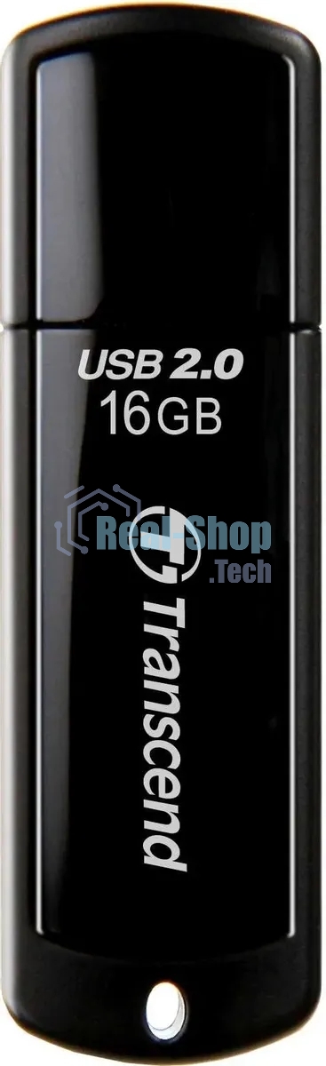 Флешка USB Transcend JetFlash 350 (TS16GJF350), 16Gb, USB 2.0, R/W 15/7, черный