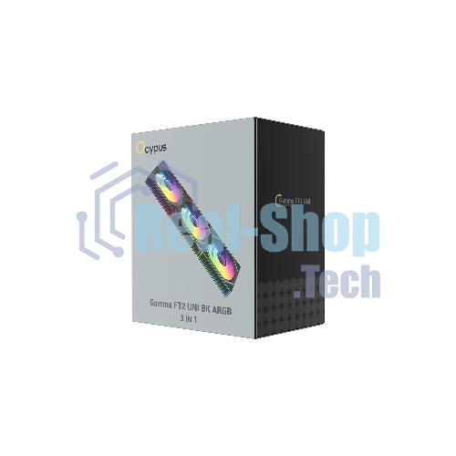 Комплект вентиляторов Gamma F12 UNI BK ARGB 3 IN 1