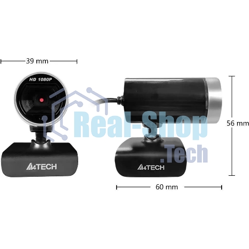 Веб-камера A4Tech PK-910H 1920x1080, 30 кадр/с, USB Type-A, микрофон (шумоподавление), универсальное крепление