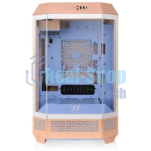 Компьютерный корпус Thermaltake The Tower 300 розовый без БП miniITX 8x120мм 6x140мм 2xUSB 3.0 audio bott PSU