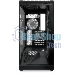 Компьютерный корпус без блока питания HSPD F711-TGbK-ARGB, Panoramic Full Tower, черный, TG, 0.7 SPCC, 4x120мм ARGB ATX, mATX, mITX 190/420/280мм 2x2.5