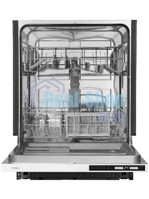 Встраиваемая посудомоечная машина HOMSair DW66M, белый, 59.8 см, 12 компл., 49 дБ, класс A++