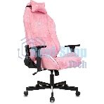 Кресло Knight N1 Fabric розовый, велюр, 120 кг, механизм качания