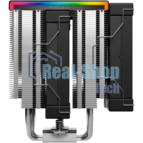 Кулер для процессора DEEPCOOL AK620 DIGITAL SE LGA20XX/1700/1200/115X/AM5/AM4 (9шт/кор, TDP 260W, PWM, DUAL Fan 120мм, 6 тепл. трубок, ARGb, черный) RET (R-AK620-BKADMN-GJD)