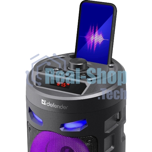 Портативная колонка Defender 16W черный CRASHBOOM