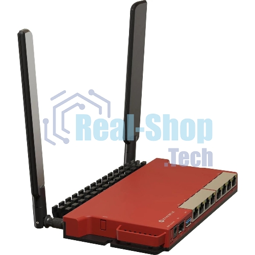 Роутер беспроводной MikroTik L009UiGS-2HaxD-IN AX600 10/100/1000BASE-TX, 2.4Ггц, 8*1Gbit, 1*SFP 2.5Gbit